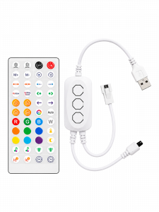 Огонек OG-LDL48 LED контроллер USB 5В (Wi-Fi. RGB, 3PIN, пульт)